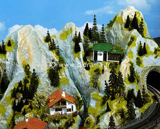 Miniatures : Noch 80100 - Plateau Silvretta HO - 220 x 140 cm**