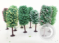 Végétation miniature : 10 arbres feuillus 10-13 cm 1:87 - Jordan 7A