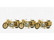 Motos BMR12 miniature Allemande 1:87 - Preiser 16572