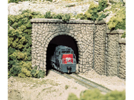 2 entrées de tunnel en pierre 1 voie au 1:160 - Woodland Scenics C1155