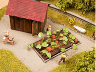 Légumes miniatures : 8 plants de citrouille 3 cm x 6 cm - 1/87 HO - Noch 13219