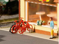 Décors miniatures : 8 vélos miniatures - 1:87 HO - Faller 180901