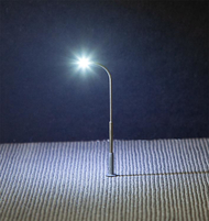 Éclairage miniature : Éclairage public LED, lampadaire - 1:160 N - Faller 272220