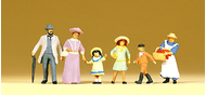 Figurines miniatures : Famille époque 1900 - 1:87 - Preiser 12132