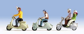 Figurines miniatures : Scooters  - Noch 15910