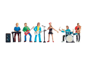 Figurines miniatures : Musiciens rock - Noch 15839