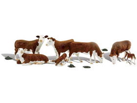 Vaches miniatures 1:43 - Woodland A2767