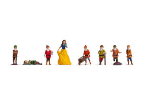 Figurines : Blanche neige et les sept nains - 1:87 - Noch 15803