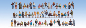 Mega set 60 figurines miniatures 1:160 - Noch 37070