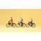 Preiser 74011 - Cyclistes miniatures 1:100